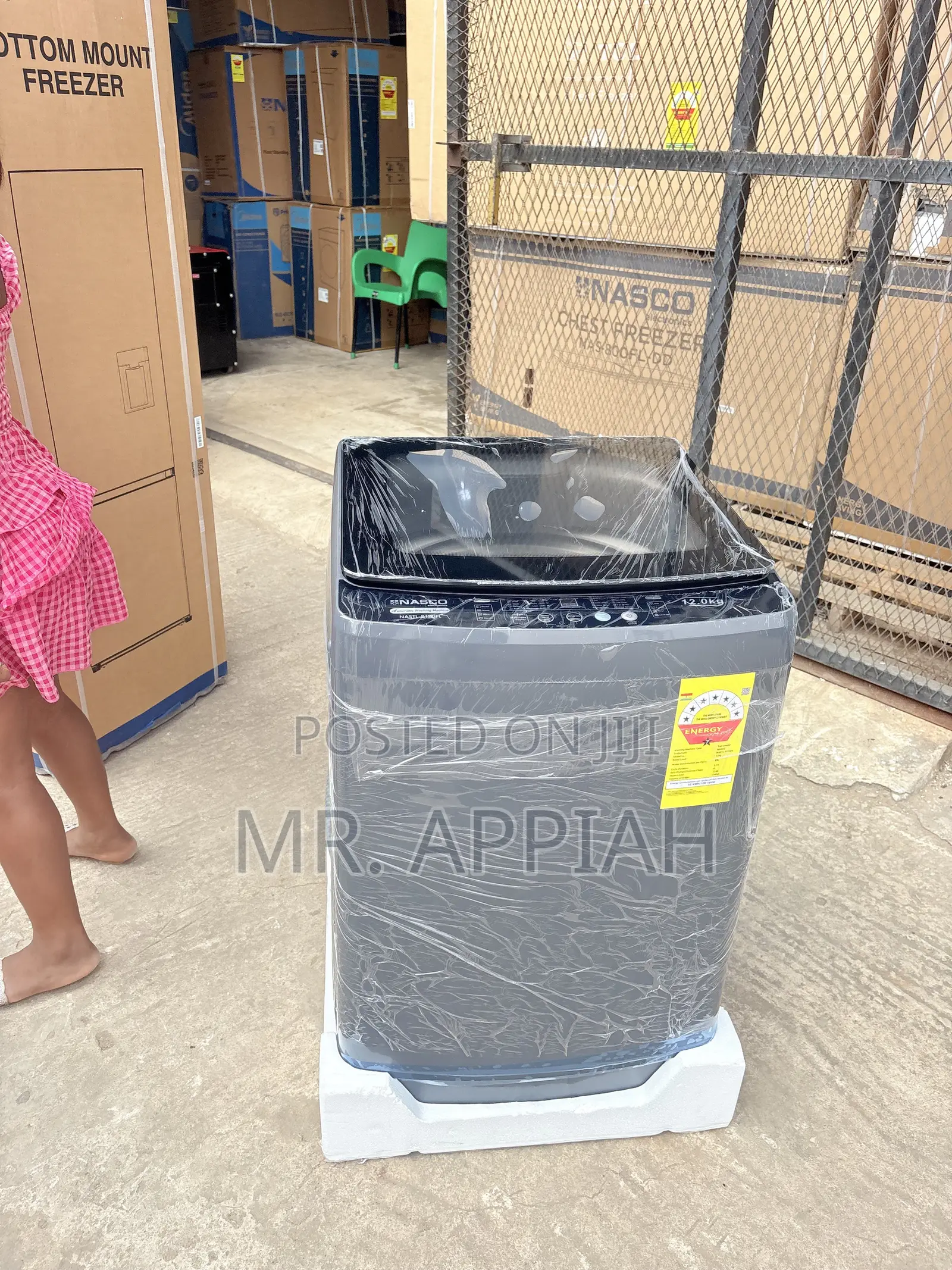Original Nasco NasTL-B120fl 12kg Washing Machine(Top Load) 