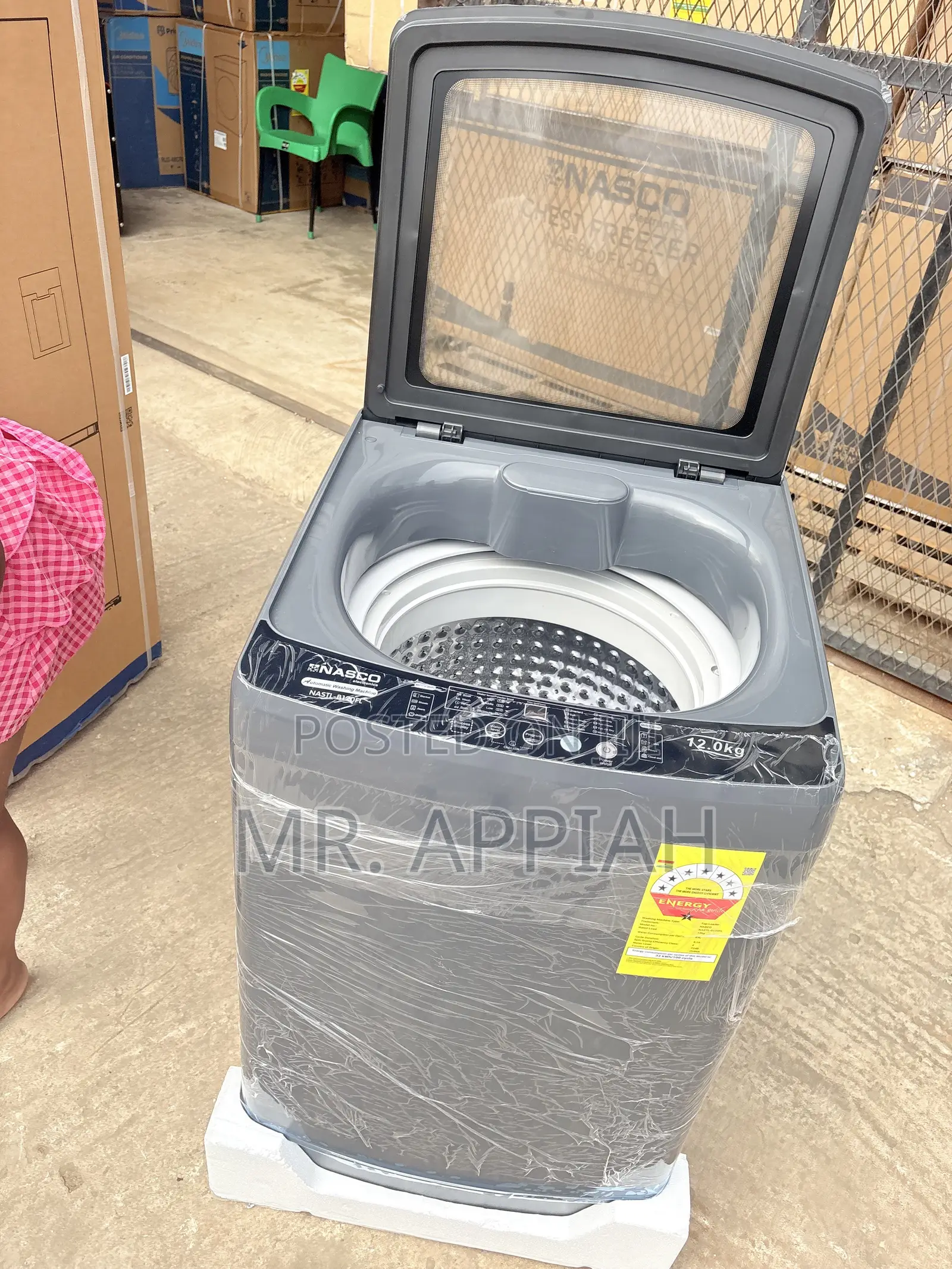 High Quality Nasco 12kg 7 Star Fully Auto Washing Machine