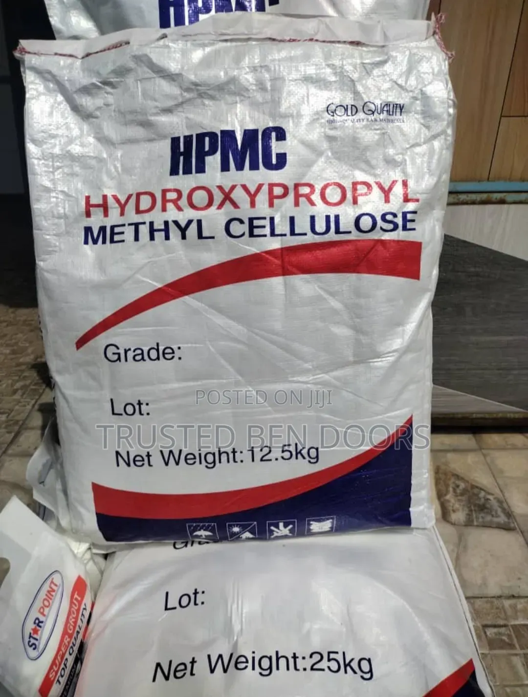 HPMC Tile Chemical for Industrial and Tiling Works (12.5kg)