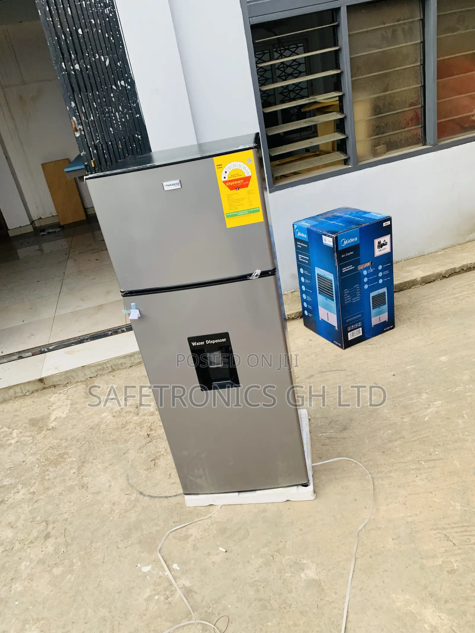 Try Original Nasco NASF2-250FLD Top Freezer Fridge With Dispenser 210L