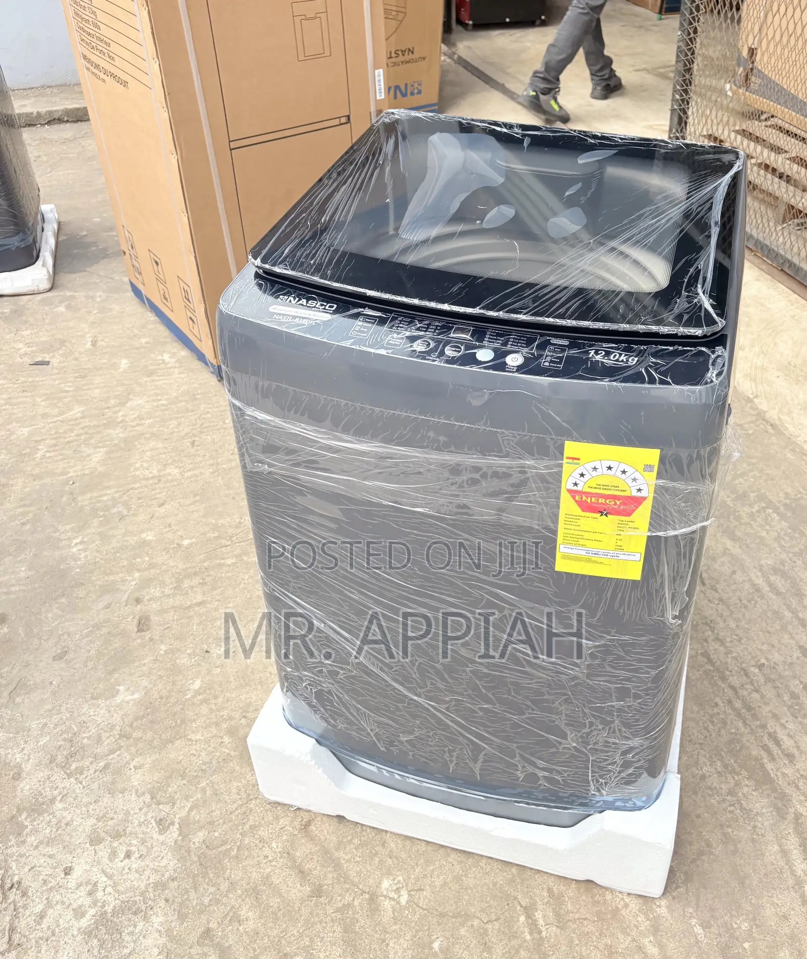 Energy Saving Nasco 12kg Top Load Washing Machine(dark Gray) 