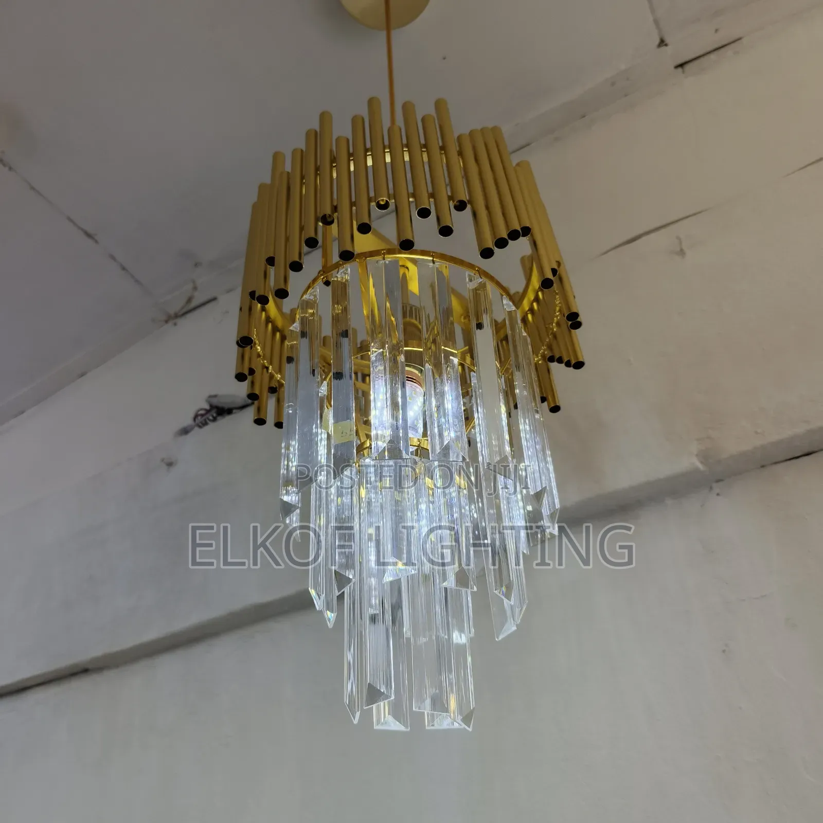 30cm Crystal Gold Chandelier