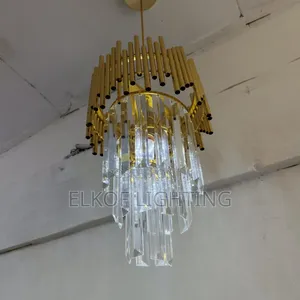 30cm Crystal Gold Chandelier