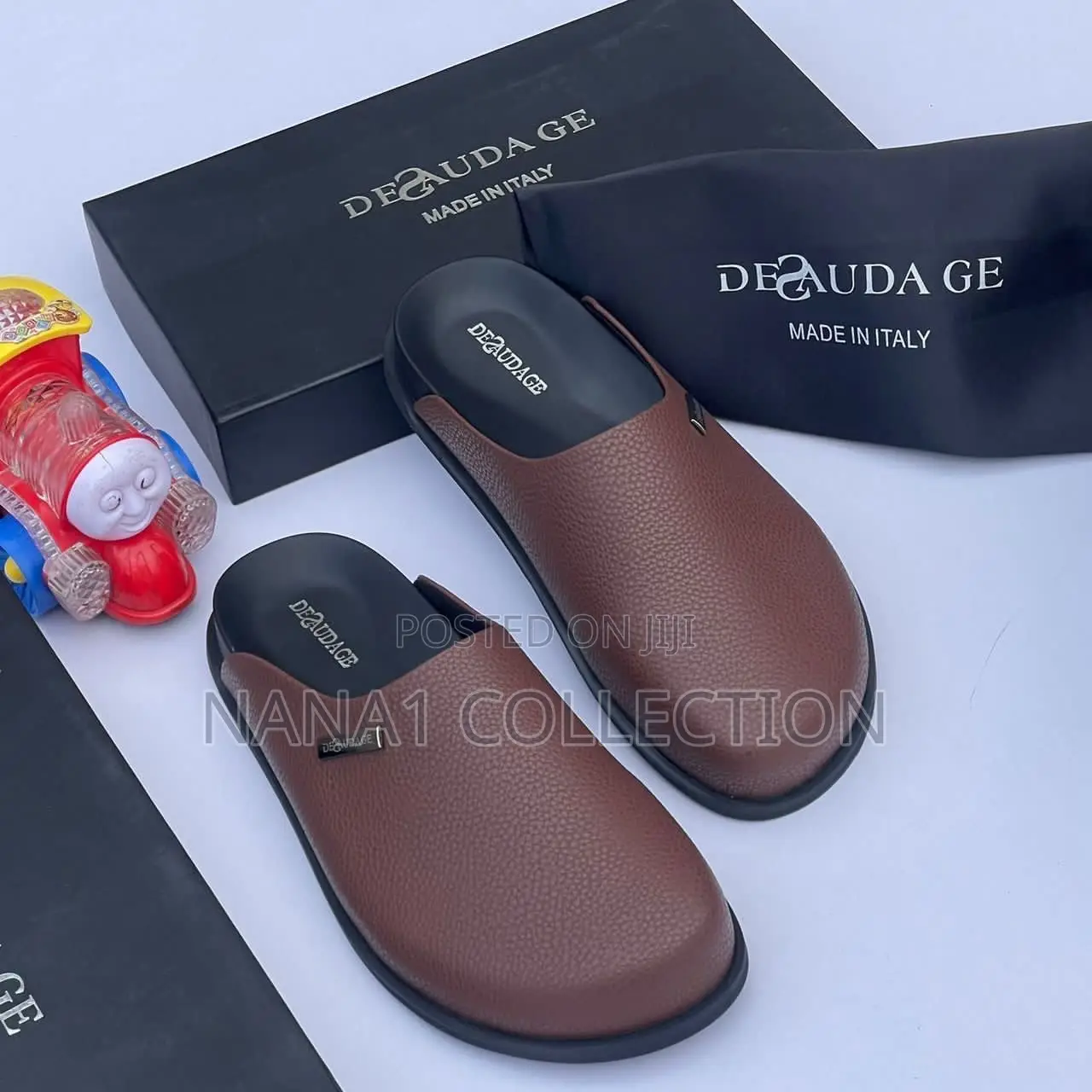 Men’S Leathers Half Slide Shoe
