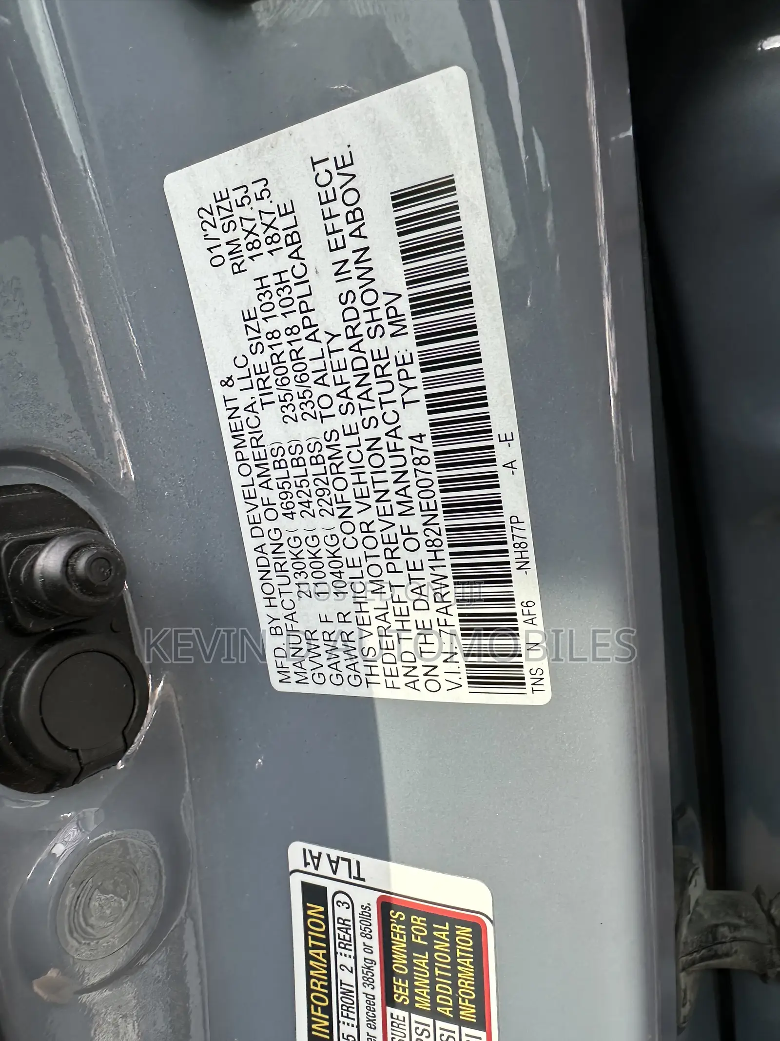Honda CR-V EX-L 2022 Gray