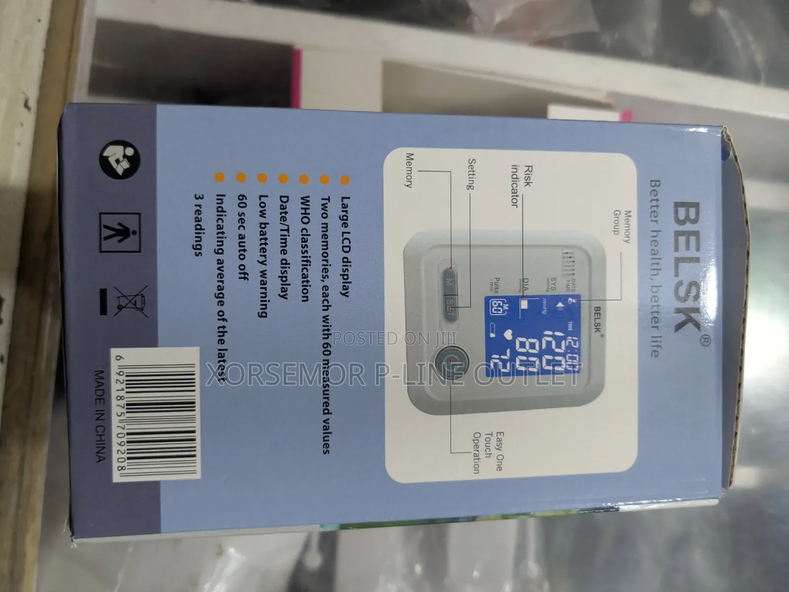Blood Pressure Monitor Automatic, Better Health Happy Family