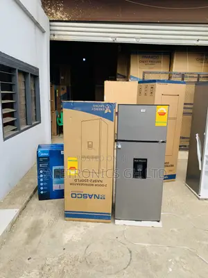 Order Best Nasco NASF2-250FLD Top Freezer Fridge With Dispenser 210L