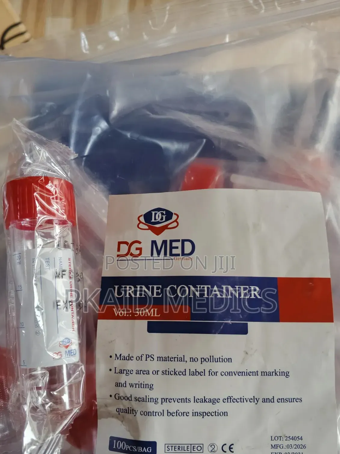Urine and Stool Container 30ml