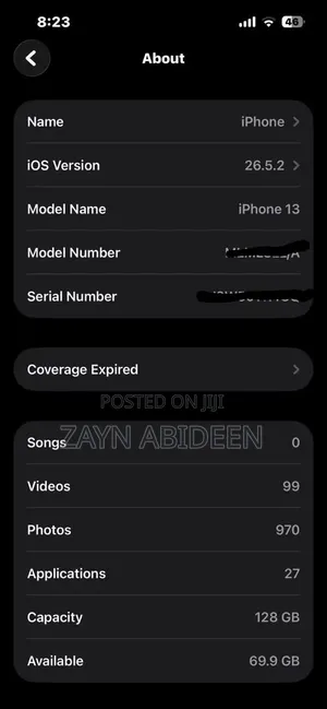 Apple iPhone 13 128 GB Black