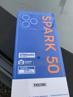 New Tecno Spark 50 128 GB Black