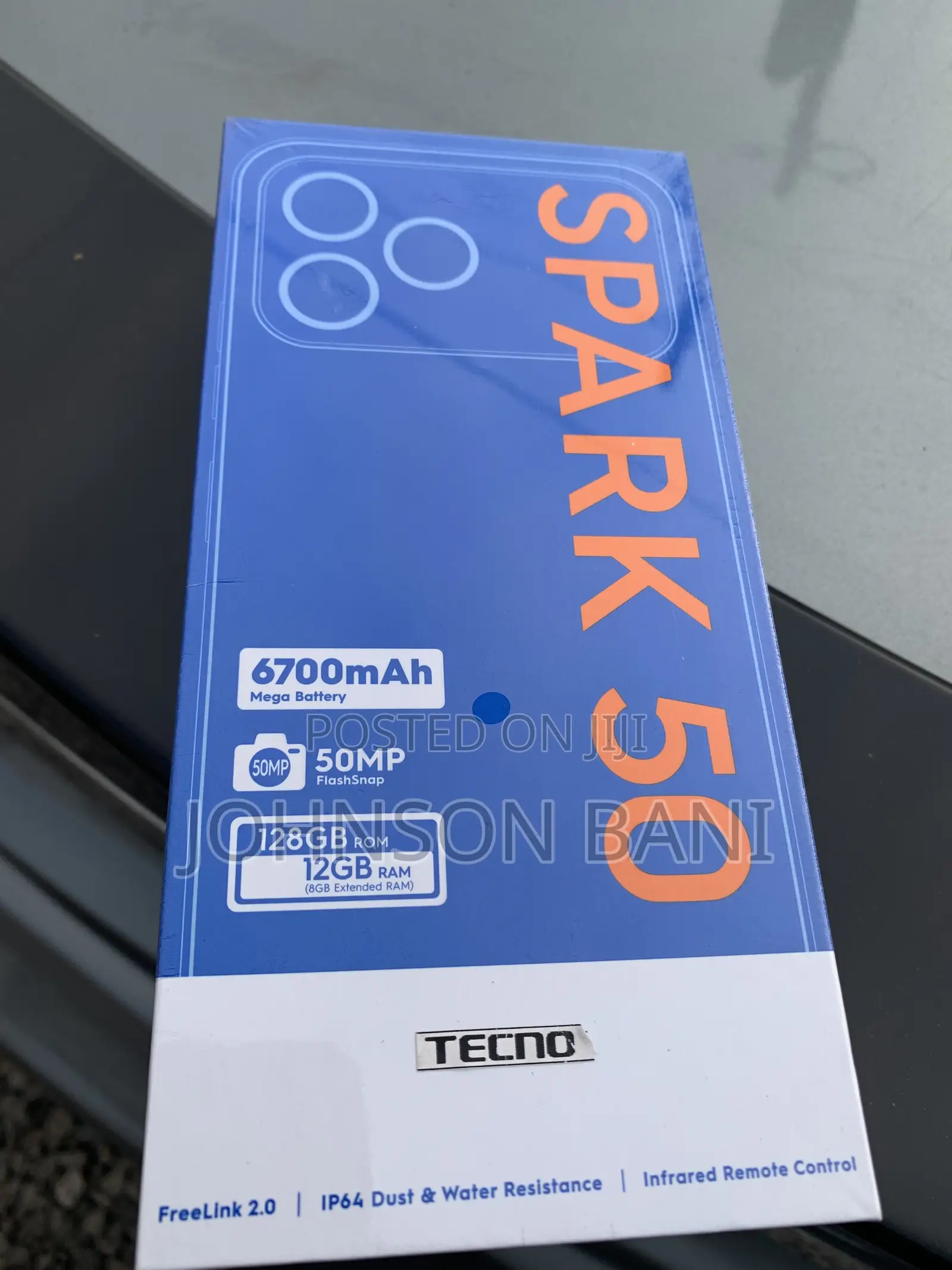 New Tecno Spark 50 128 GB Black