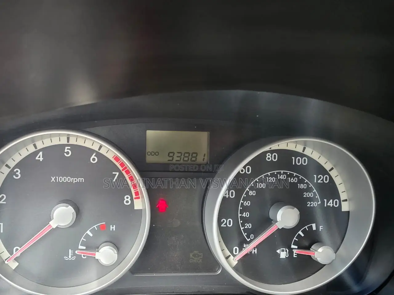 Hyundai Accent 2008 Red