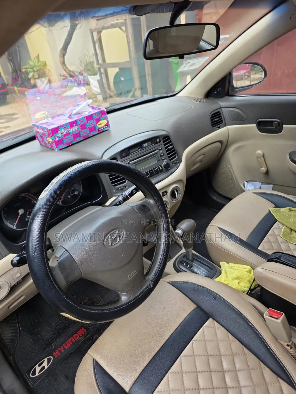 Hyundai Accent 2008 Red