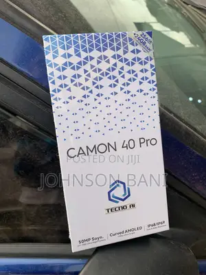 New Tecno Camon 40 Pro 5G 256 GB Black