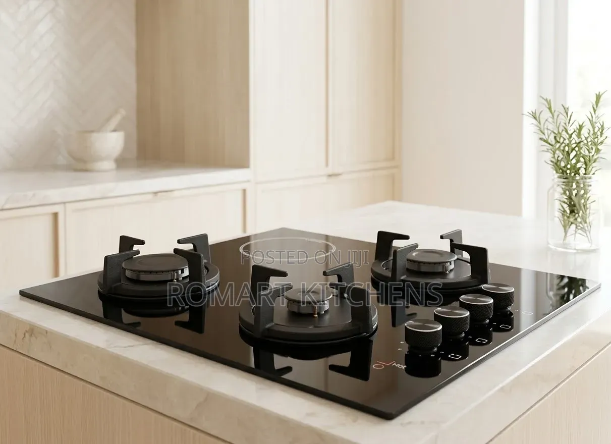 Quality Turkish 60cm Inbuilt Glass Burner 3 Gas and 1 electric.Hybrid