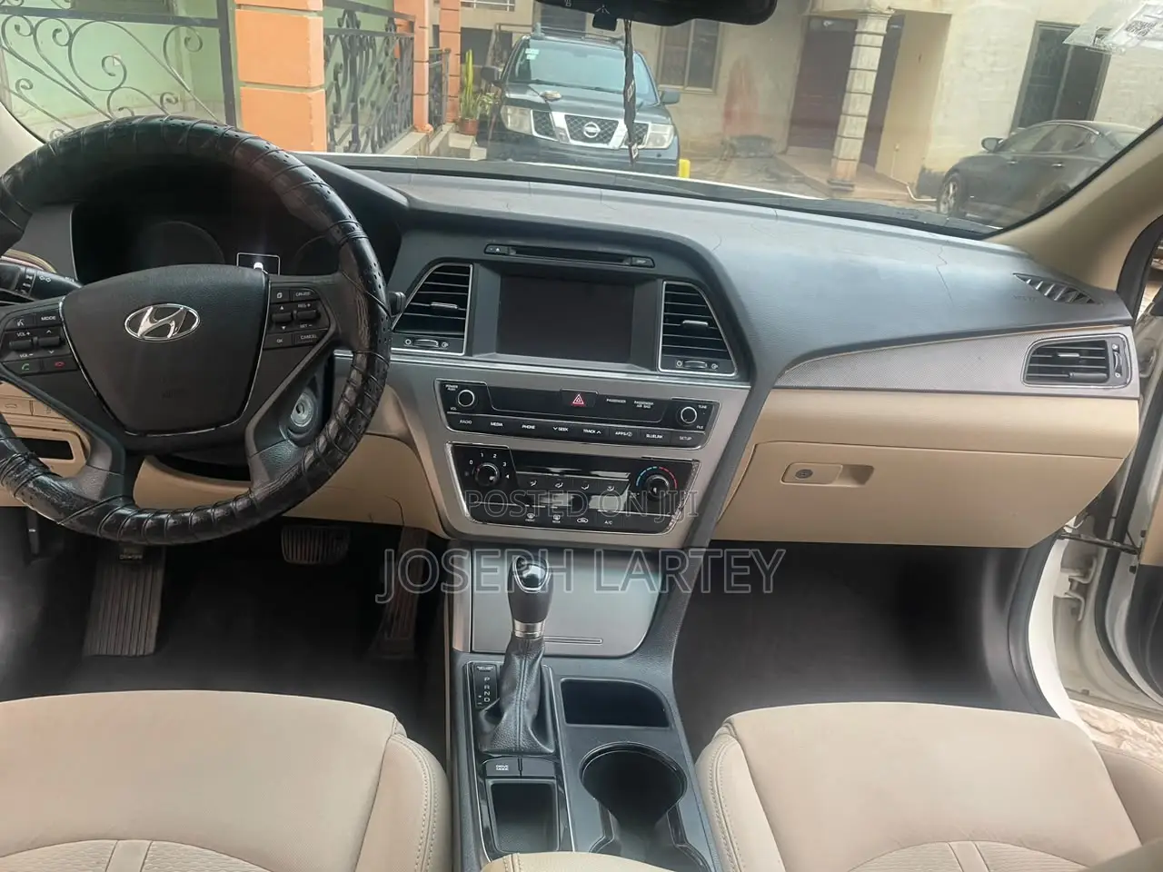 Hyundai Sonata Limited 2.0T Seban (2.0L 4cyl 6A) 2017 White