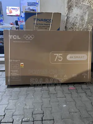 2026 Model TCL 75 Inch Metallic Bezel-Less Design Smart Google TV