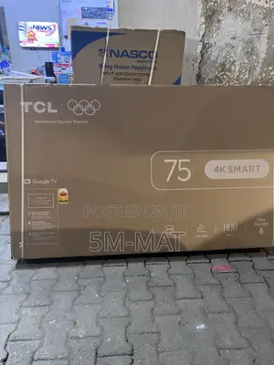 2026 Model TCL 75 Inch Metallic Bezel-Less Design Smart Google TV