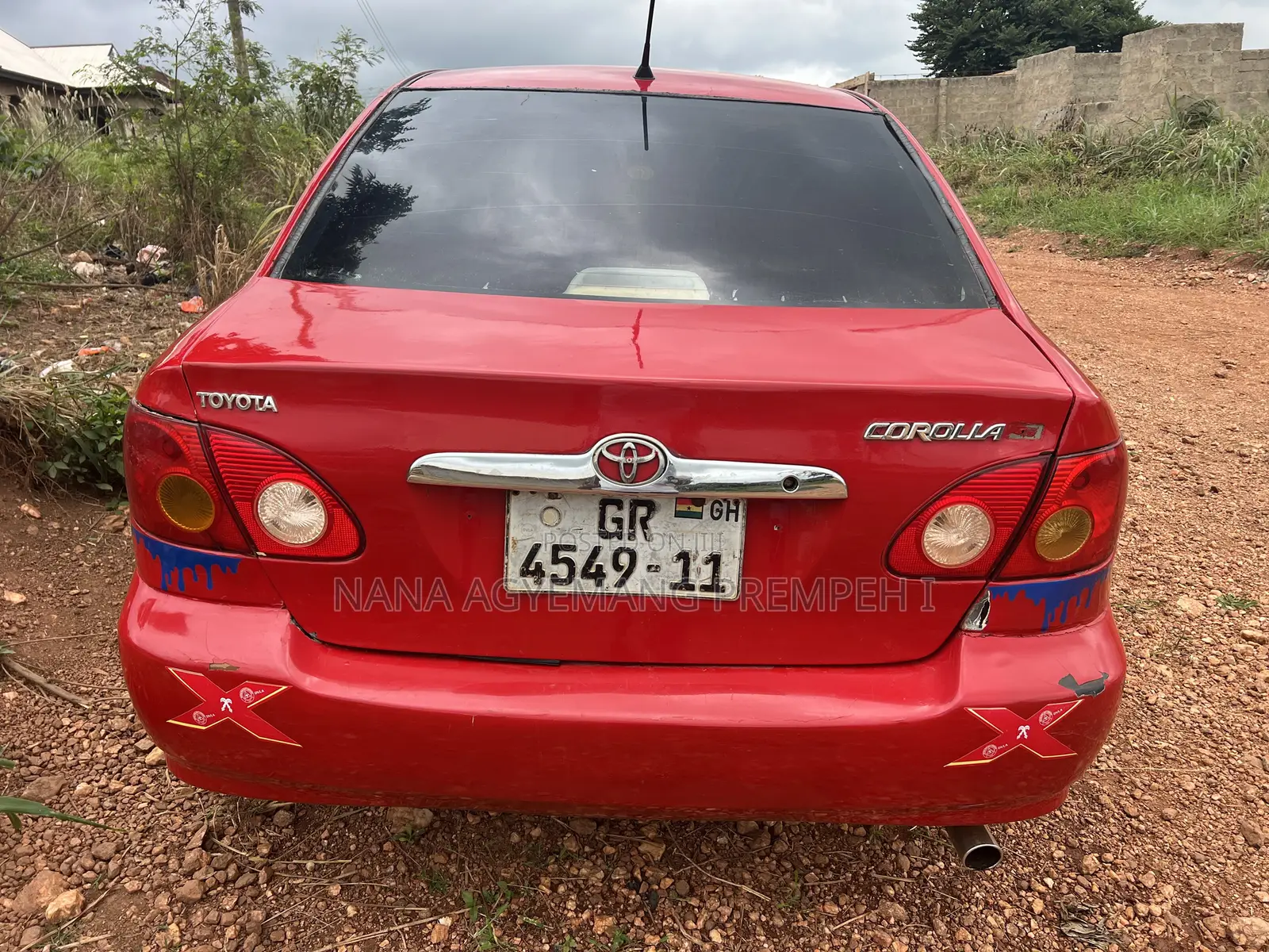 Toyota Corolla LE 2007 Red