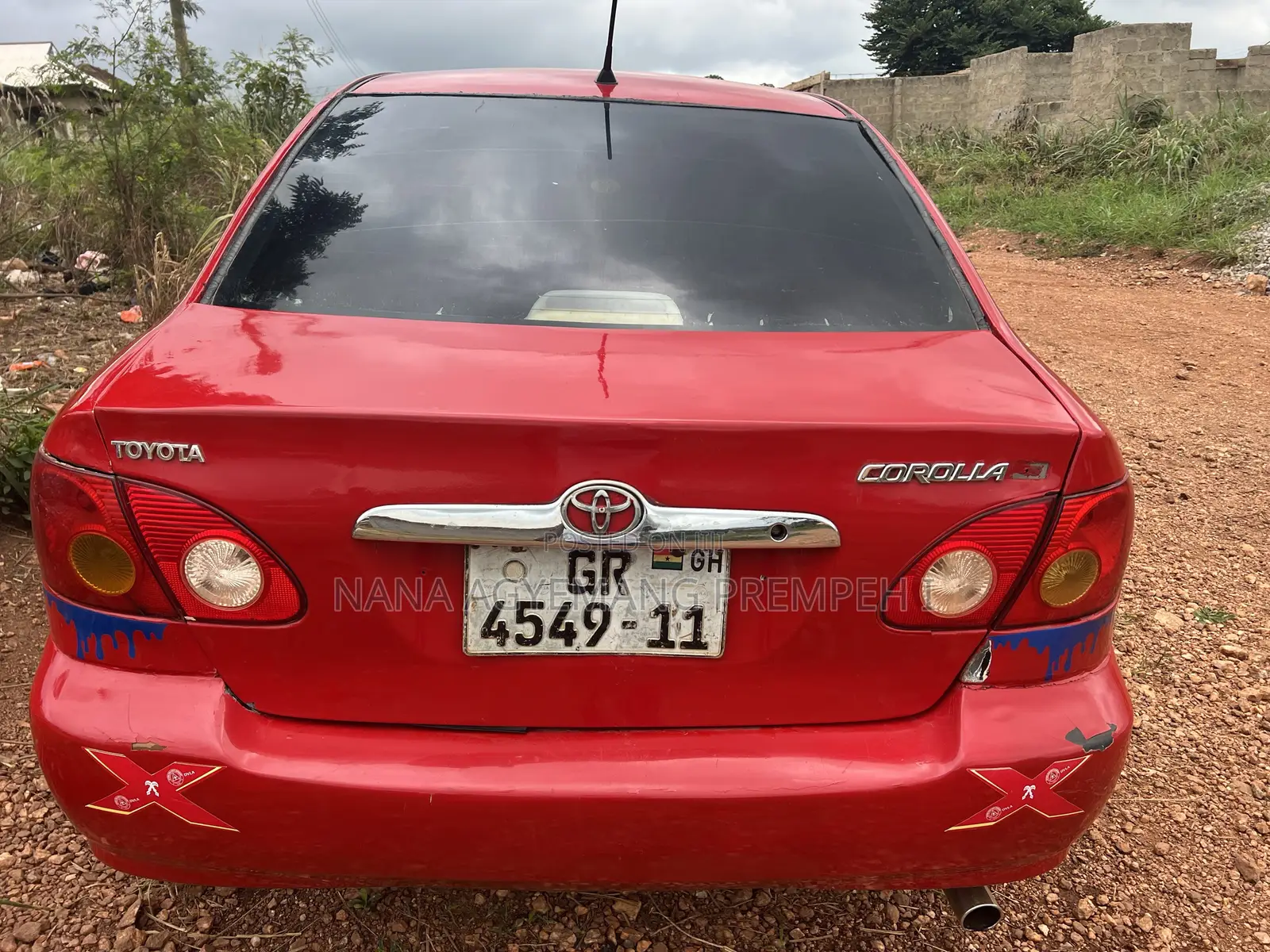 Toyota Corolla LE 2007 Red