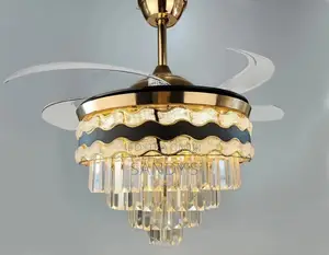 Chandelier Light With Fan Bluetooth Speaker