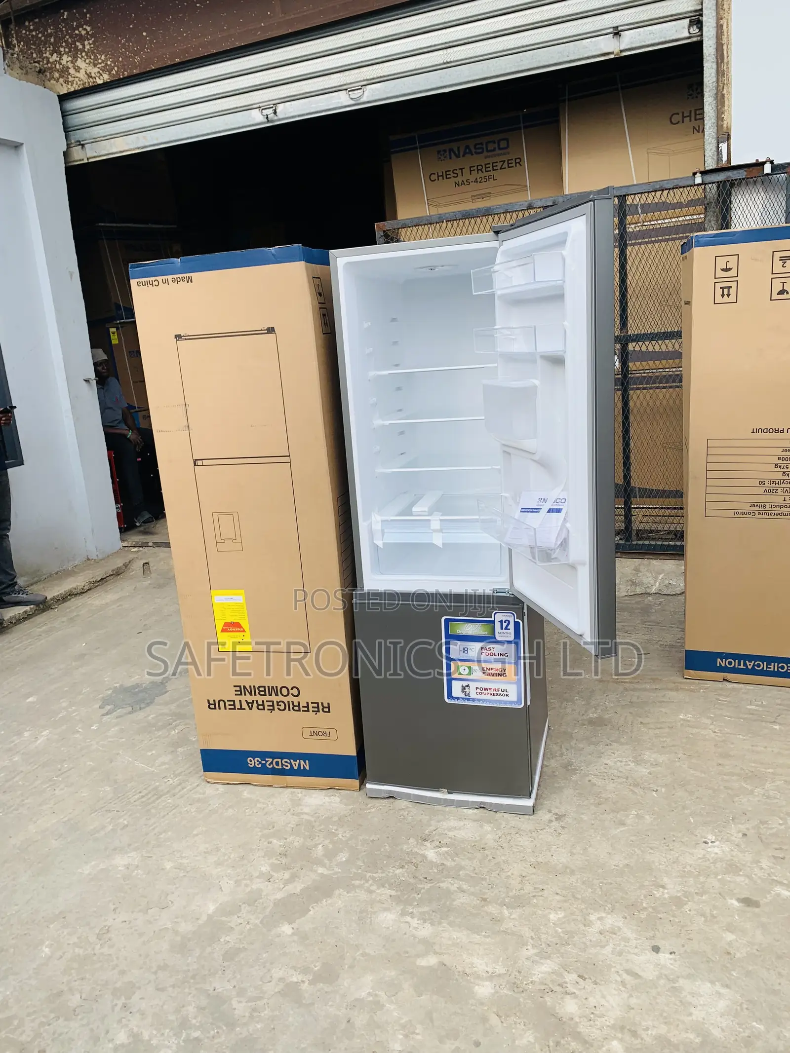 Valuable NASCO 268LTR Bottom Freezer Dispenser Fridge (NASD2-36)