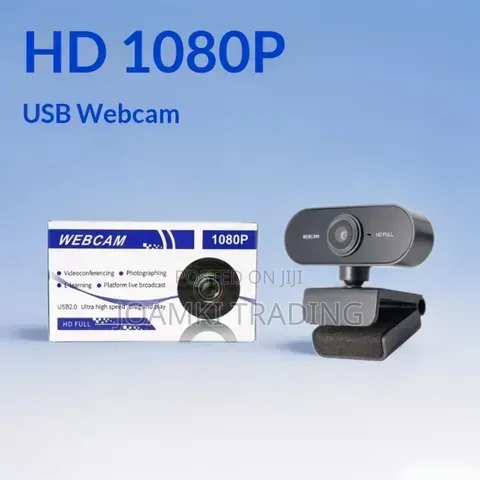 1080P HD Mini Webcam With Microphone, USB Interface.