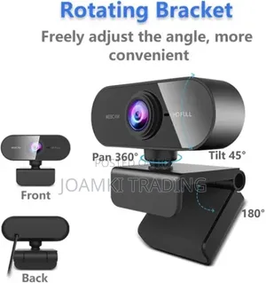 1080P HD Mini Webcam With Microphone, USB Interface.