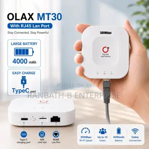 OLAX MT30 300Mbps Wireless Router With RJ45 LAN Connectivity