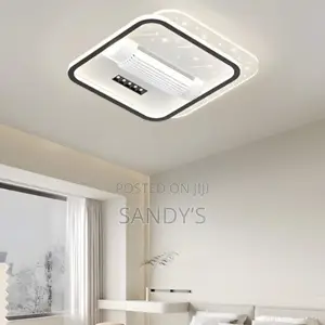 A.C Fan With Light Bluetooth Speaker and Voice Control