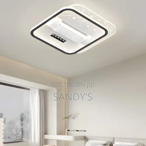A.C Fan With Light Bluetooth Speaker and Voice Control