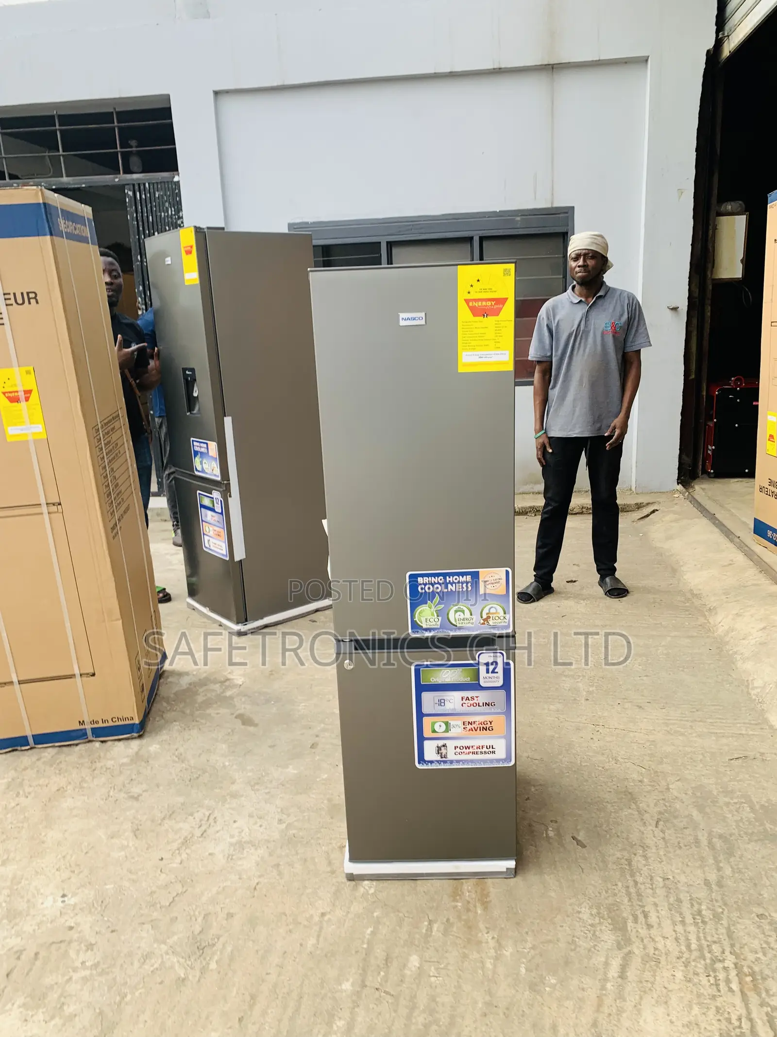 Shop Massive Nasco NASD2-23-SK 170L Double Door Bottom Freezer