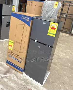 Super Classic Nasco Nasf2-18fl 158L Top Mount Freezer Fridge(Gray) 