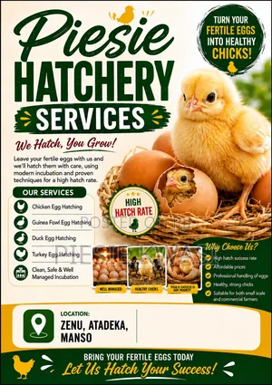 Professional Fertile Egg Hatching Services – Piesie Hatchery
