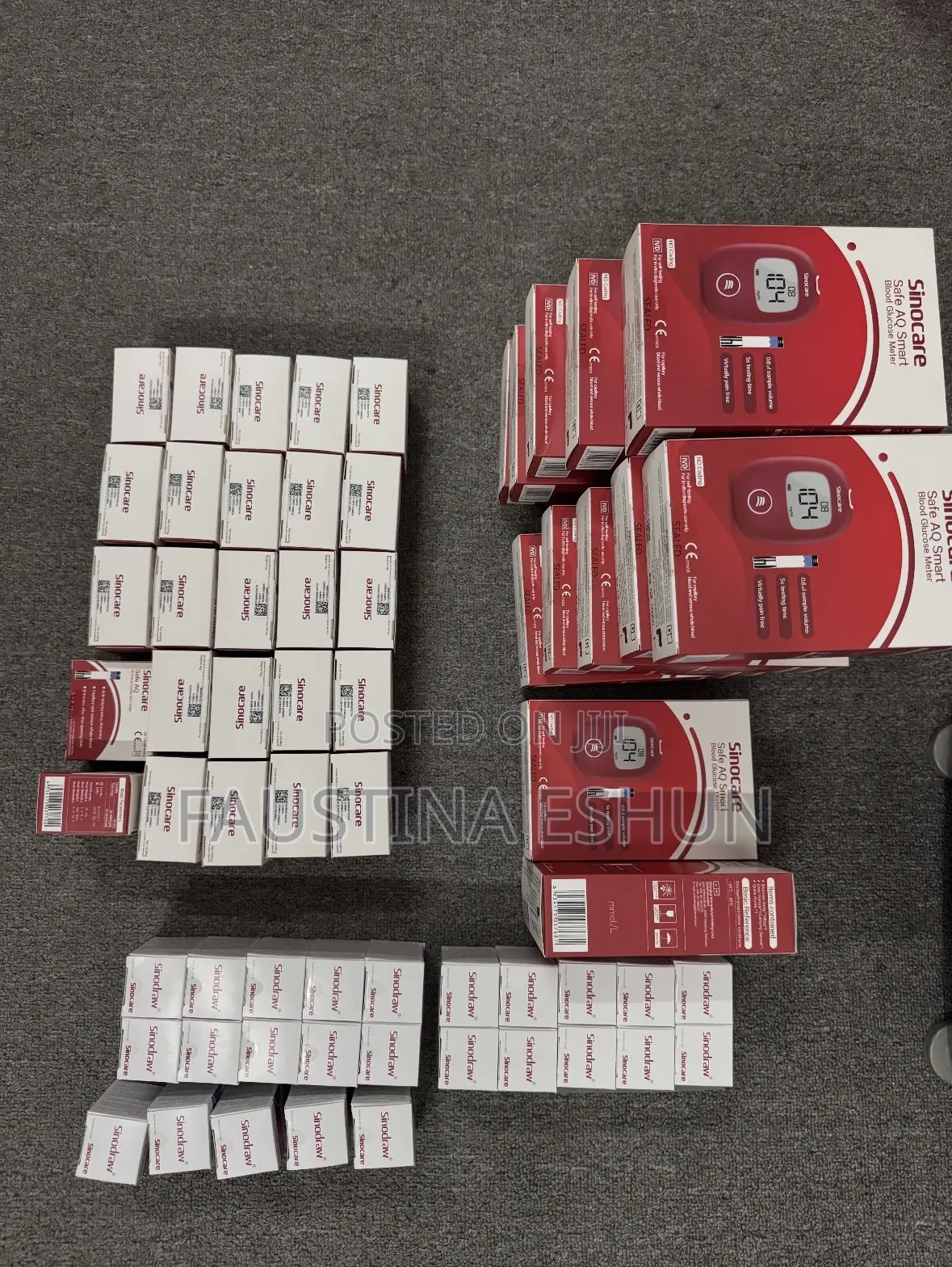Sinocare Aq Smart Glucometer +50 Strips and Lancets