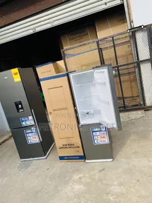 Reliable Grey Nasco NASD2-23-SK 170L Double Door Bottom Freezer