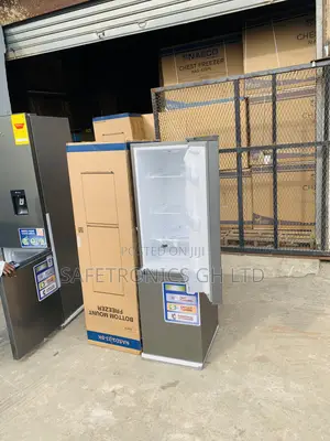 Reliable Grey Nasco NASD2-23-SK 170L Double Door Bottom Freezer