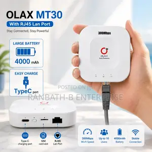 OLAX MT30 – 300Mbps Fast WiFi Router With Ethernet/Rj45 Port