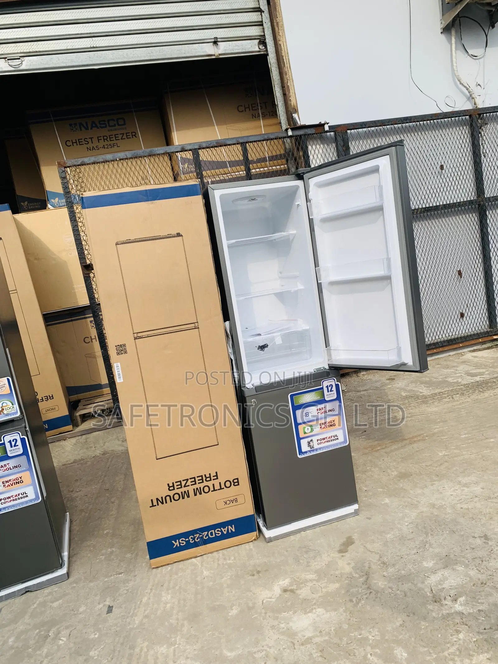 Lastest New Nasco NASD2-23-SK 170L Double Door Bottom Freezer