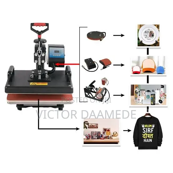 5 in 1 Heatpress Machine