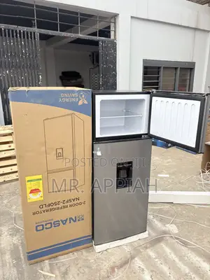 Newly in Stock Nasco Nasf2-250fld Top Mount Freezer Fridge(210Liters)