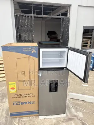 Get Classic Nasco 210Liters Double Door Fridge(Nasf2-250fld)Gray 
