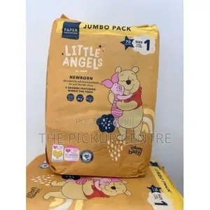 Little Angels Diapers 70 Pieces Newborn Baby Diapers Size 1