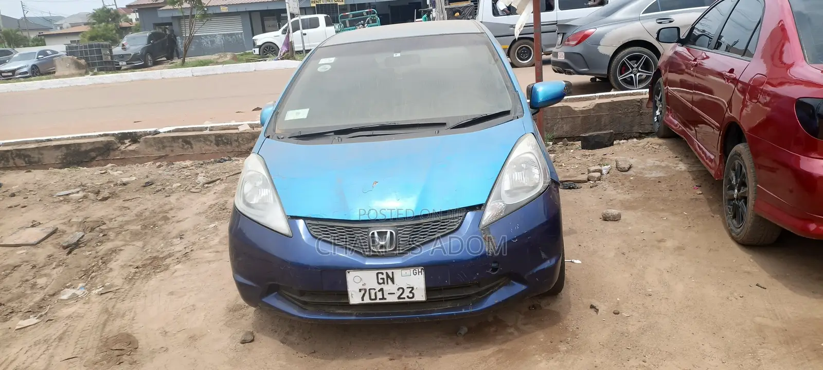 Honda Fit Automatic 2010 Blue