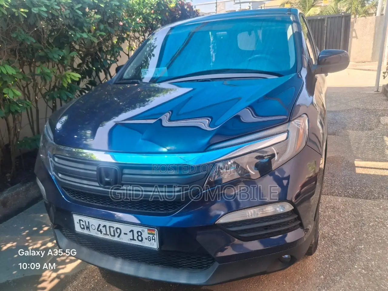 Honda Pilot EX-L 4dr SUV 4WD (3.5L 6cyl 5A) 2017 Blue