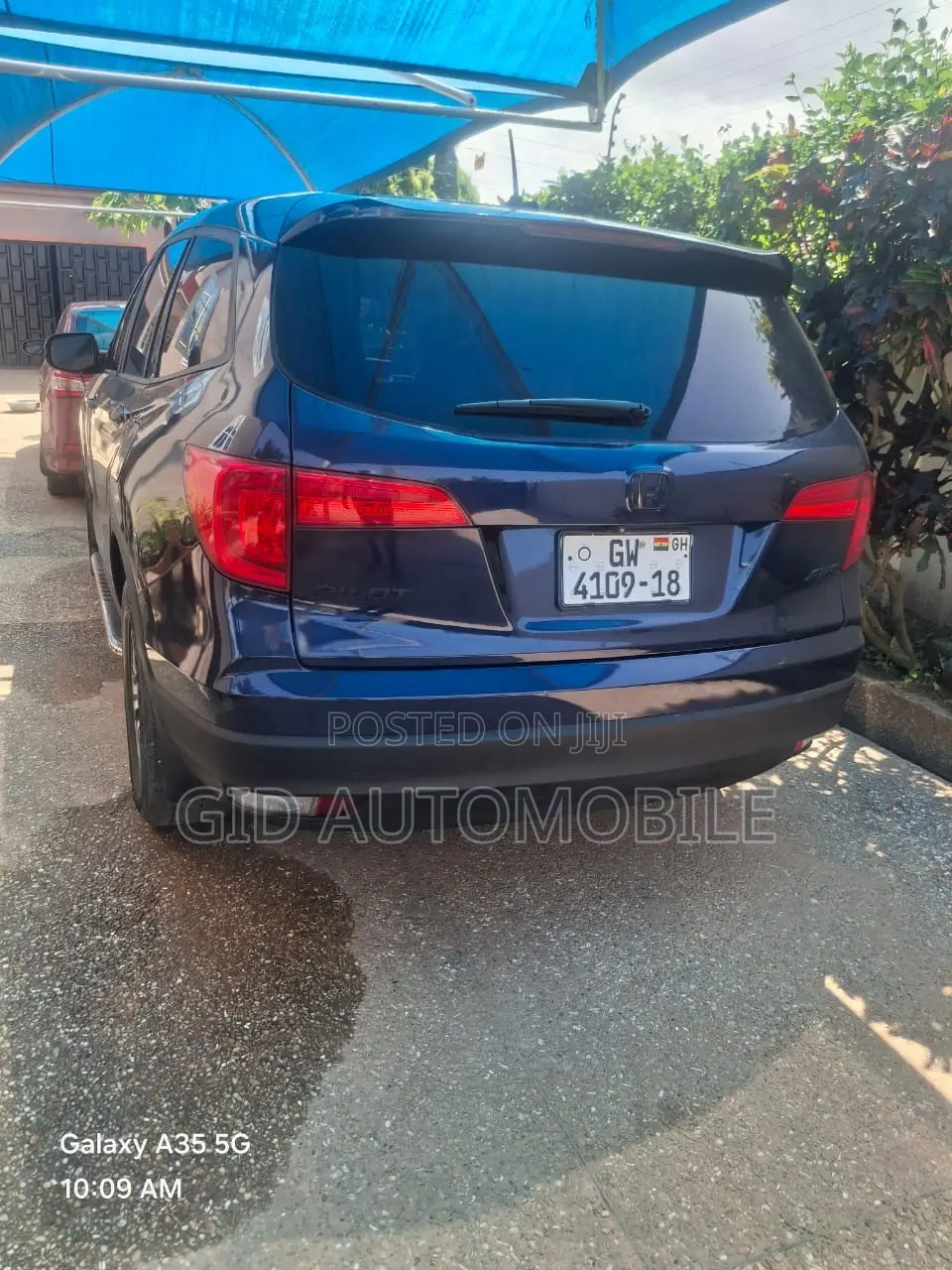 Honda Pilot EX-L 4dr SUV 4WD (3.5L 6cyl 5A) 2017 Blue