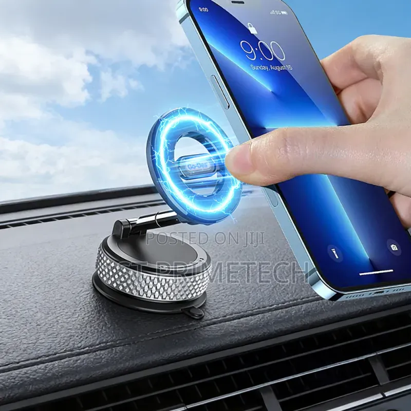 Go-Des 360 Degree Magnetic Phone Holder With Vacuum Suction