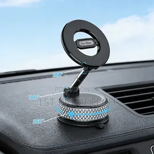 Go-Des 360 Degree Magnetic Phone Holder With Vacuum Suction