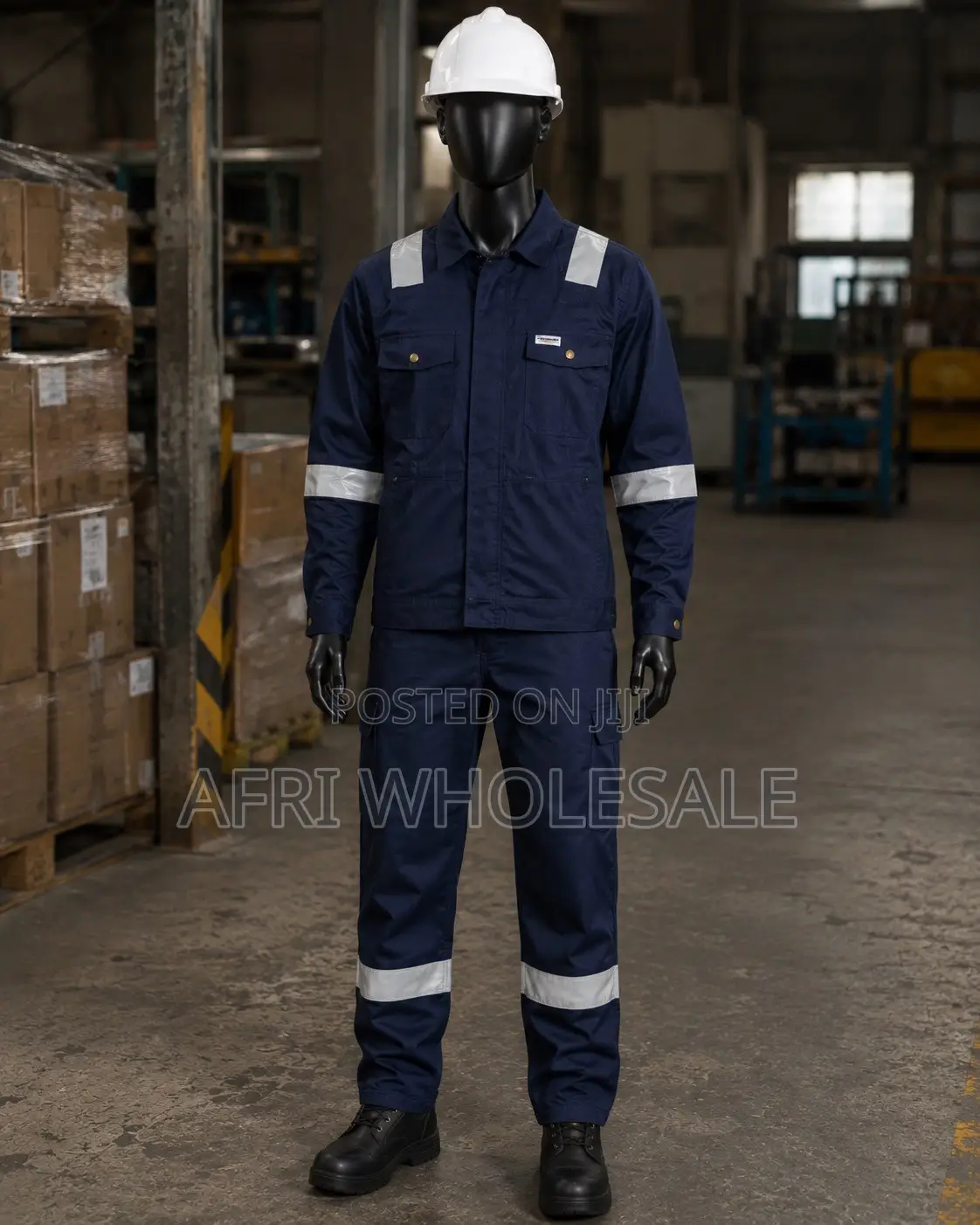 Thick Safety Coverall Overall Top and Down Construction