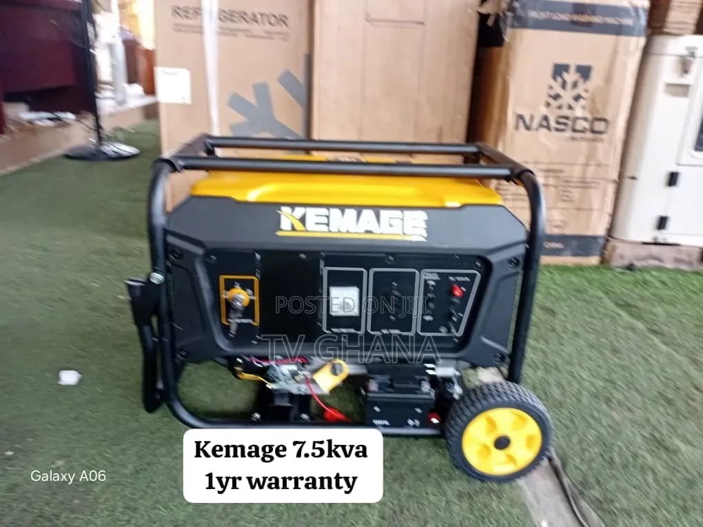 Kemage 7.5KVA 8500 Watt Generator – Heavy Duty Reliable 7.5kva